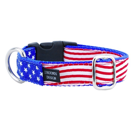 Stars and Strips dog collar