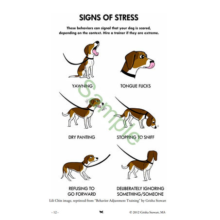 Sample Page Inside Ahimsa's Dog Training Manual