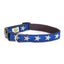 Earthdog Adjustable Hemp Collar in Blue