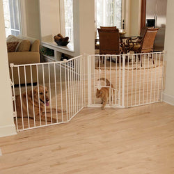 Flexi Walk Through Gate with Bonus Mini Pet Door