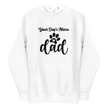 Customized Design Dog Dad Hoodie