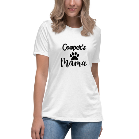 Personalized Dog Mama T-Shirt Lifestyle